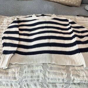 JCrew Cotton striped Sweater